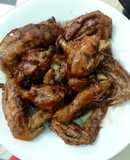 Cánh gà om cocacola