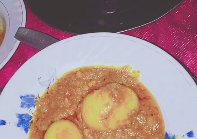 Egg and potato curry