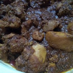 A picture of Chicken masala.