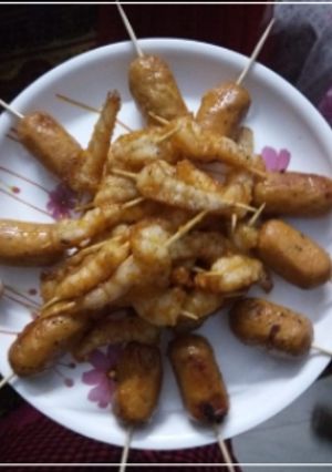 A picture of M's Prawns on pick.