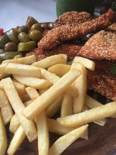 صورة لوصفة شنيتسل وشيبس