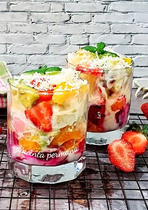 Foto resep Fruit Salad creamy sauce