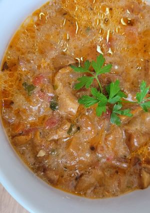 Rókagombapörkölt recept fotója