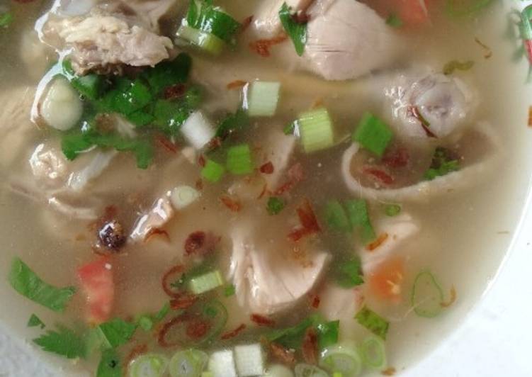 Sop ayam bu win 😁