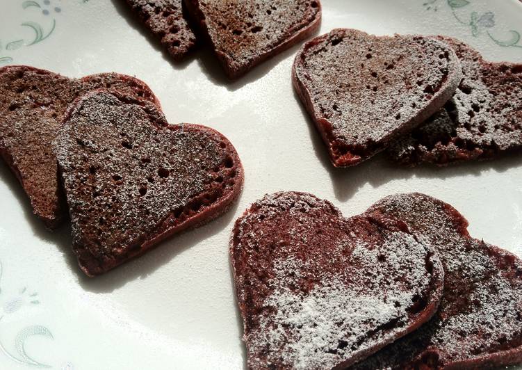 Red Velvet Pancakes