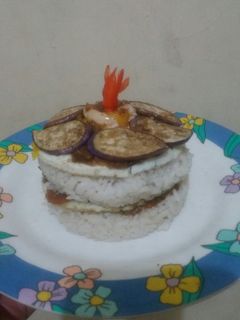 Foto resep Burger sambal terong