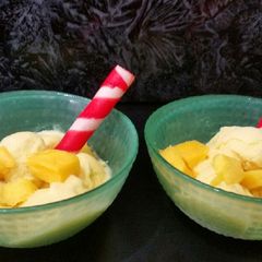 Mango icecream A picture of Mango icecream.
