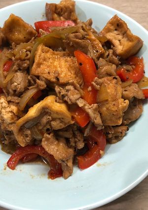 Foto resep Daging Tahu saus blackpepper