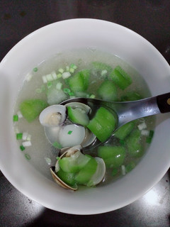 絲瓜蛤蠣湯（簡單料理）（快速料理） 的食譜成品照片