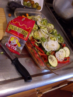 Una foto de Verduras al horno