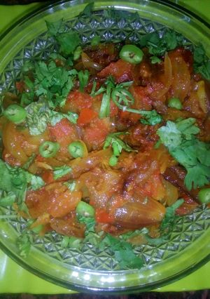 A picture of Onion bhurji.