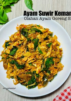 Foto resep Ayam Suwir Kemangi - Olahan Ayam Goreng Sisa