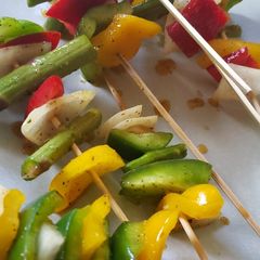 A picture of Grilled veggies.