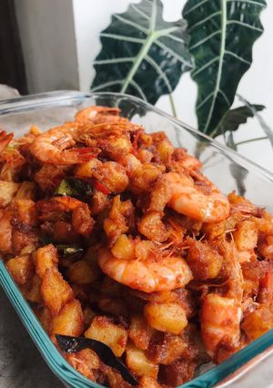 Foto resep Sambel Goreng Kentang Udang