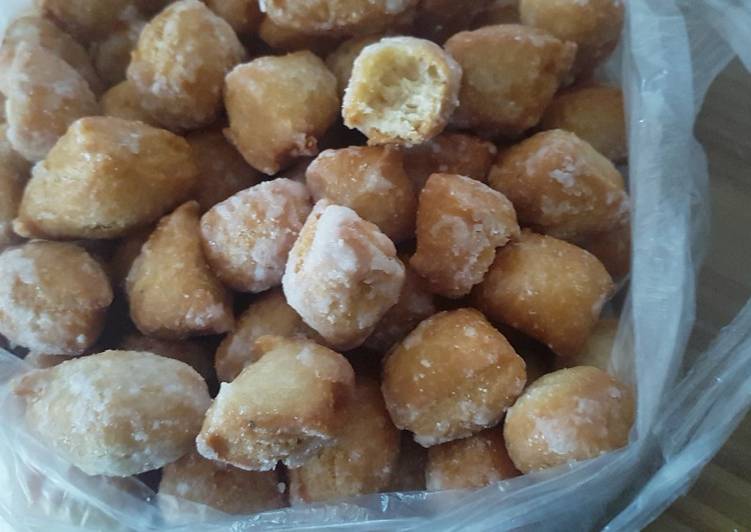 How to Make Speedy Visheti /sweet coated fried tiny/ African donuts
