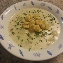 New England Clam Chowder A picture of New England Clam Chowder.
