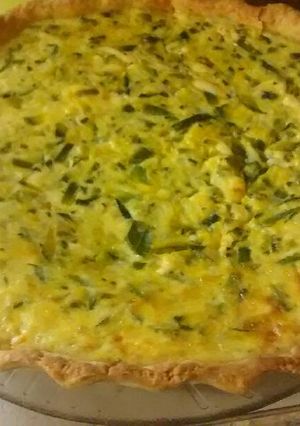 Una foto de Tarta de zapallitos