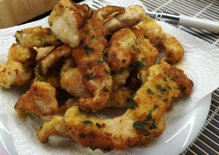 Straccetti di pollo aromatizzati