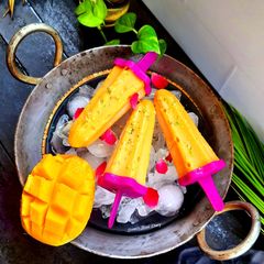 Protein Mango Kulfi A picture of Protein Mango Kulfi.