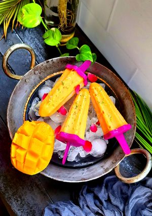 A picture of Protein Mango Kulfi.