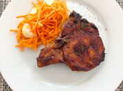 Una foto de chuleta de cerdo