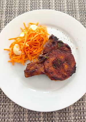 Una foto de Chuletas a la barbacoa!!
