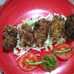 A picture of Semolina cutlet.
