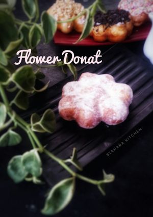 Foto resep 5 ~ 2 Flower Donat