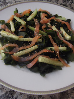 Una foto de Ensalada de wakame
