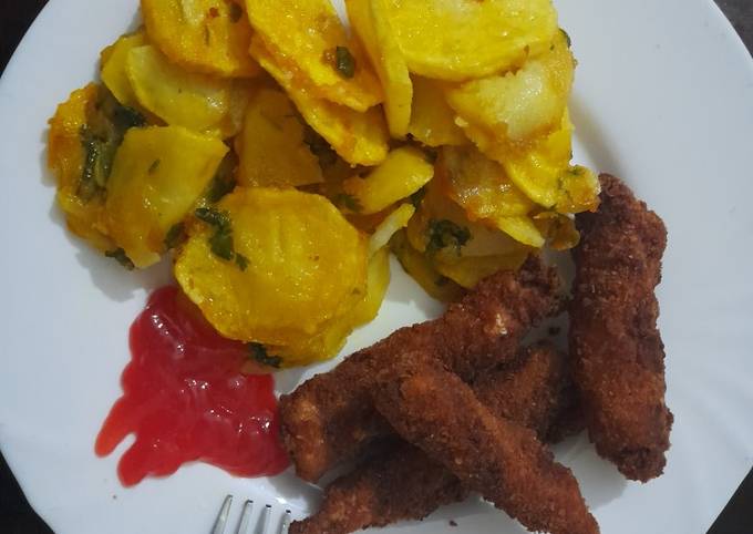 Crunchy Fish Fingers Recipe