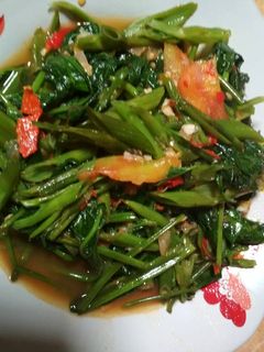 Foto resep Kangkung Balacan Simpel