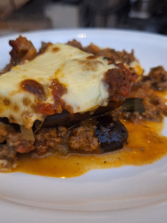 Una foto de Lasagna de berenjenas