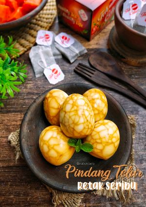 Foto resep Telur Pindang Retak Seribu