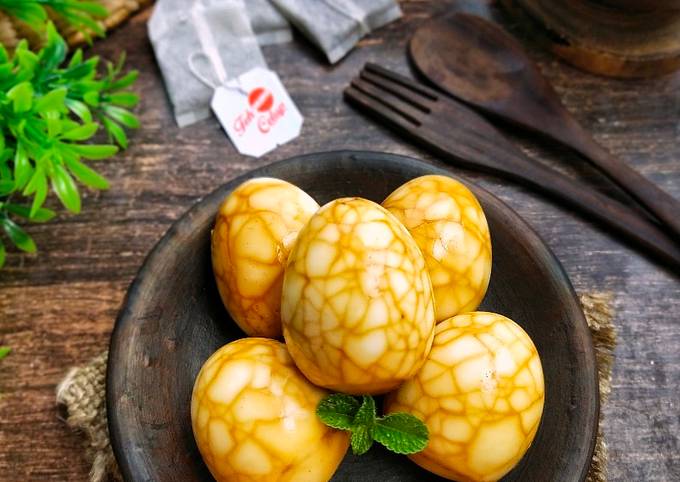 Resep Telur Pindang Retak Seribu yang Enak