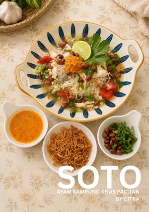 Foto resep Soto Ayam Kampung Khas Pacitan