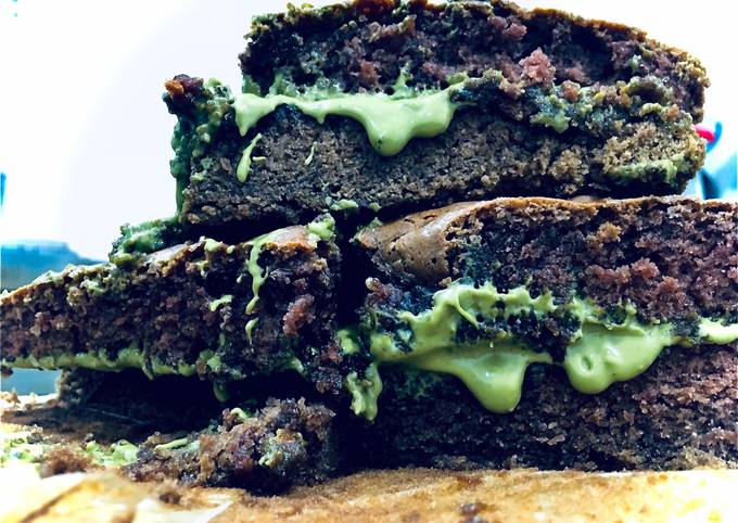 Resep Brownies Panggang Cream Matcha yang Sempurna