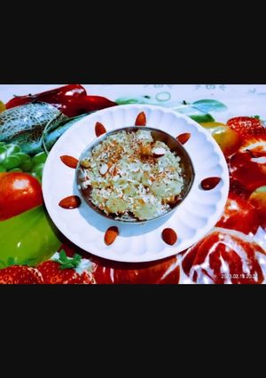 A picture of Healthy tasty sweet potato halwa.
