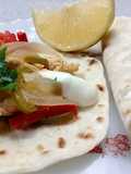 Tacos mexicanos de Fajitas de Pollo  🌮