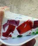 Gelatina de yogurt