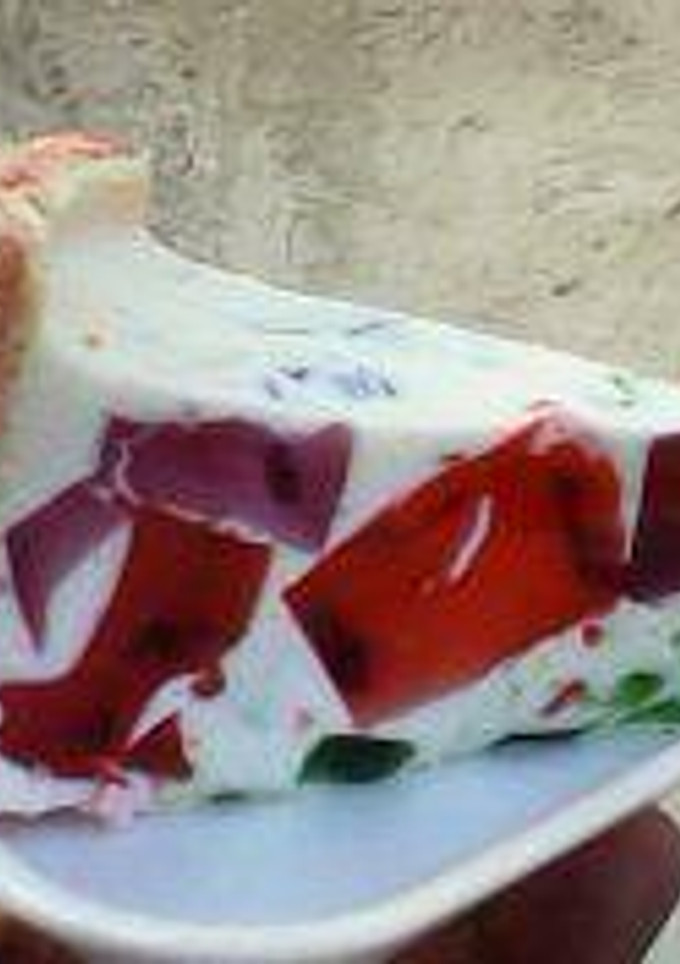 Una foto de Gelatina de yogurt