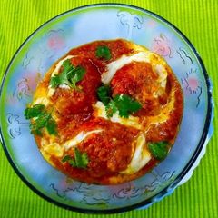 A picture of Gulab Jamun Sabji.