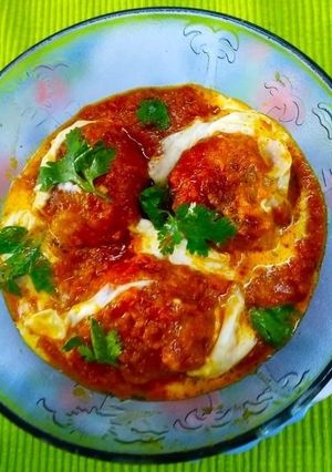A picture of Gulab Jamun Sabji.