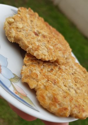 Una foto de Hot cakes de banana - SIN HUEVO