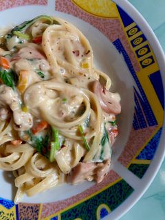 Foto resep 67. Pasta creamy with spinach
