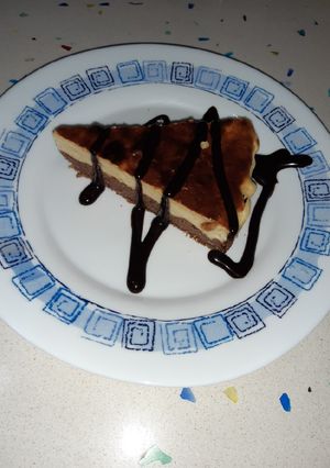 Una foto de Cheesecake choco-turrón Fit