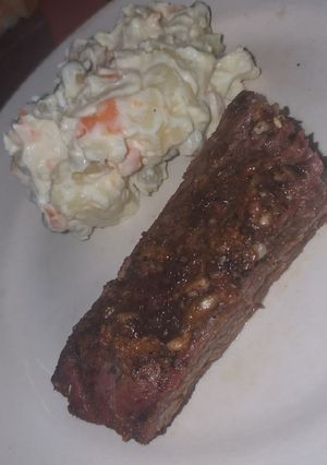 Una foto de Vacío al horno con chimichurri 👌