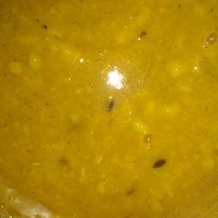 Cholar dal(chana dal) A picture of Cholar dal(chana dal).
