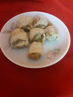A picture of Peanut butter pinwheels.