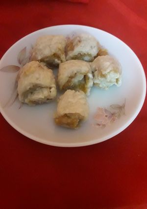 A picture of Peanut butter pinwheels.