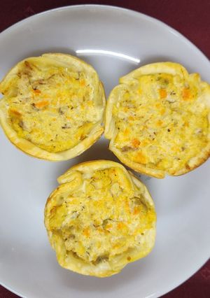 Una foto de Tartines rápidos de pollo